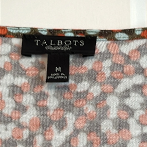 Talbots Long Neck Wrap Top - Picture 2 of 7